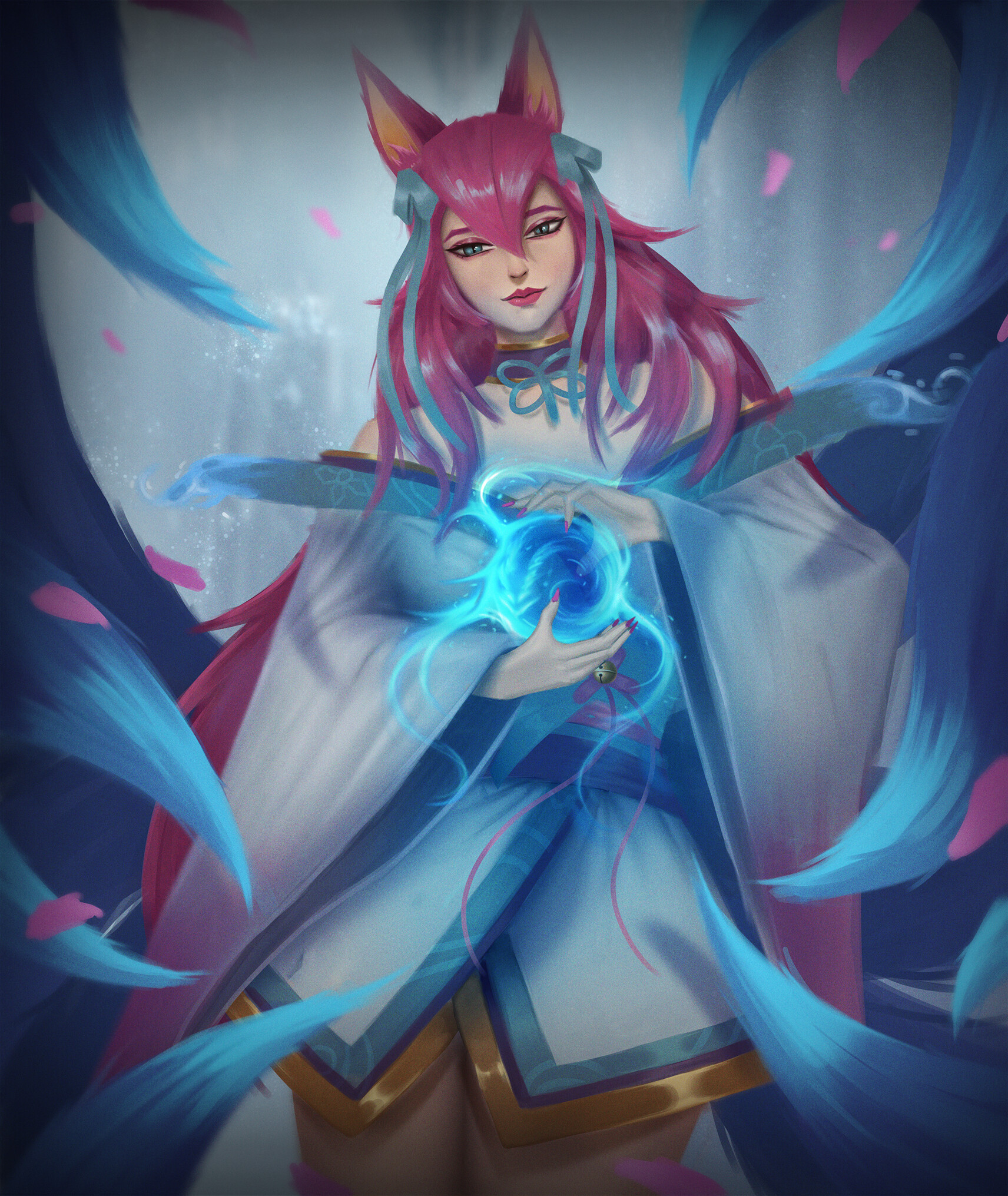 Artstation Spirit Blossom Ahri Fanart A Rim Lee Byam - vrogue.co