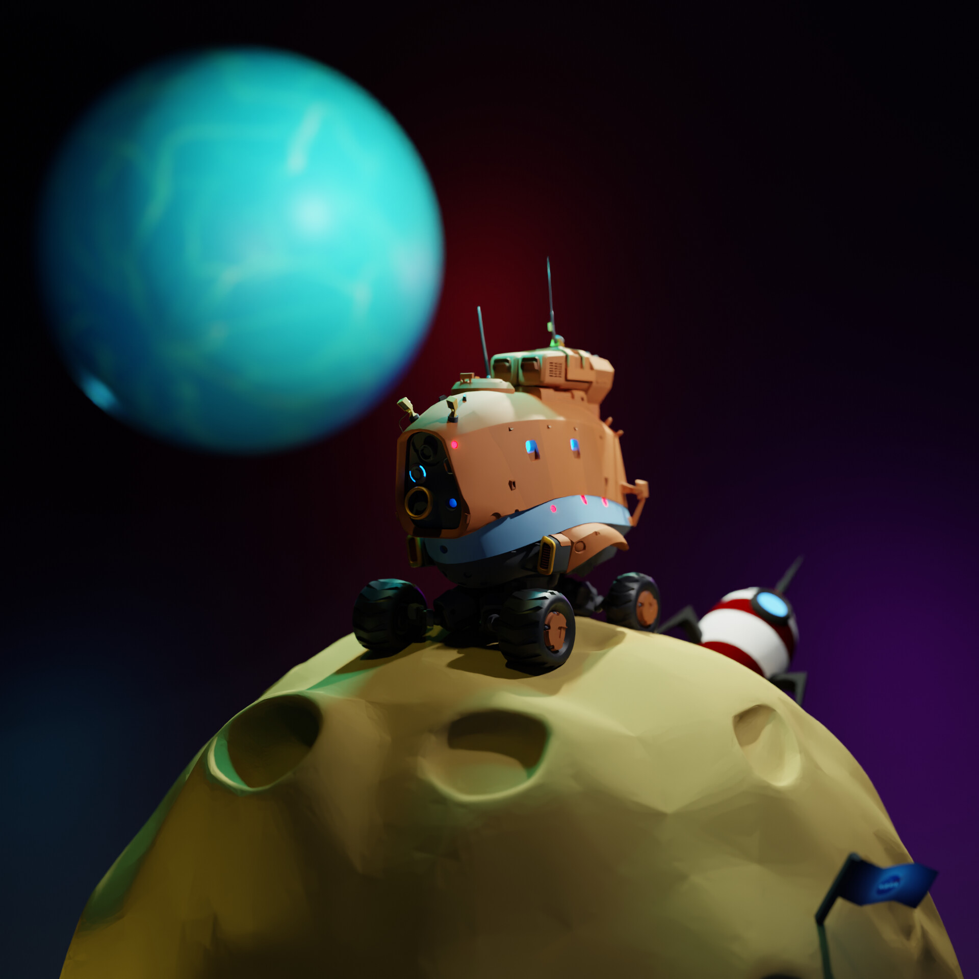 ArtStation - Луноход 3Д