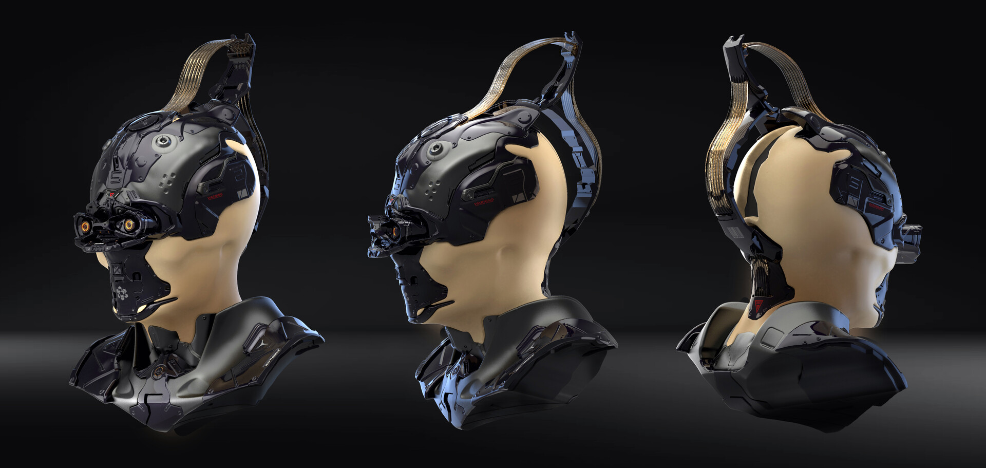 ArtStation - Cyber head