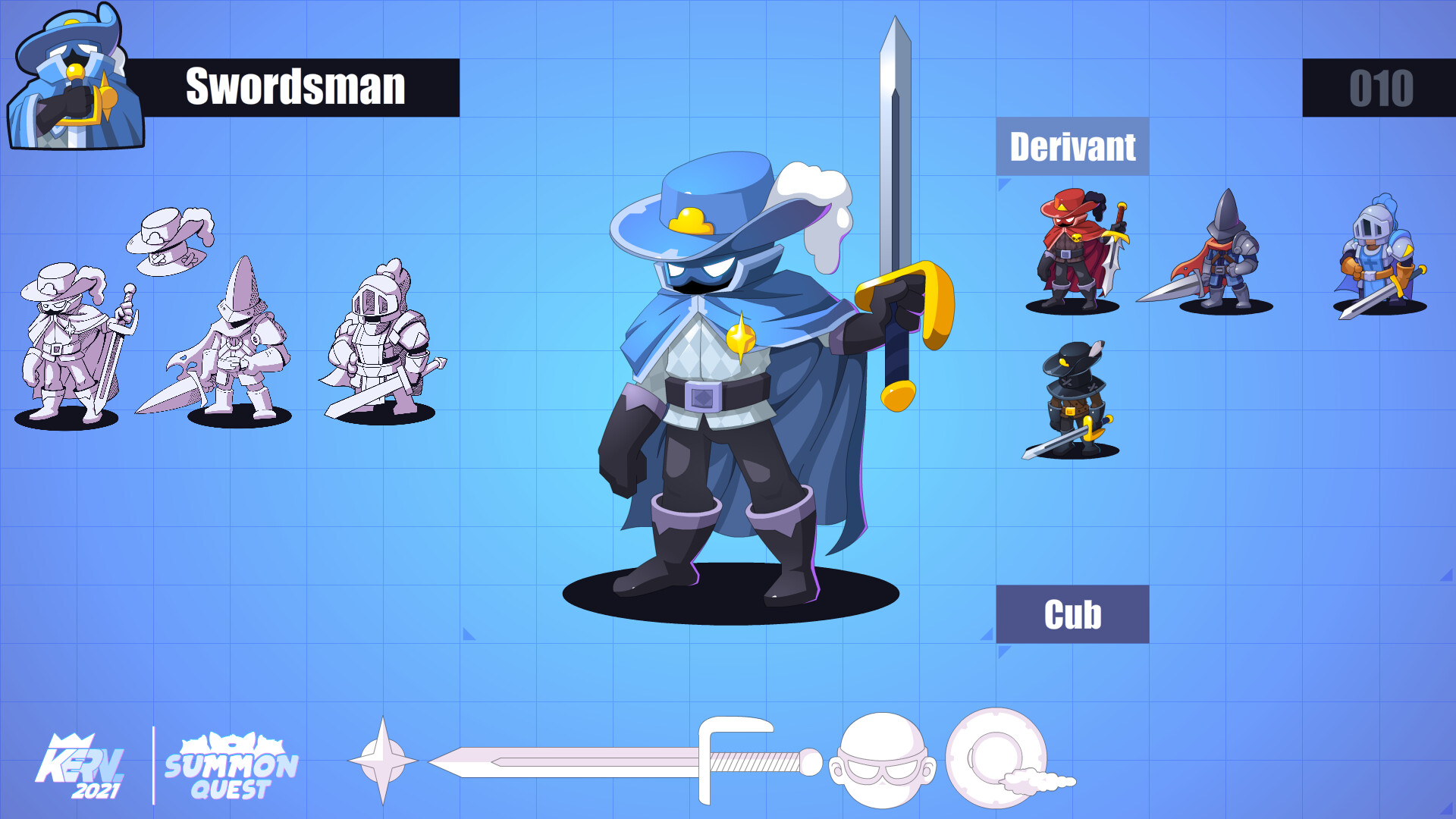 ArtStation 《Summon Quest》 The character design of the game