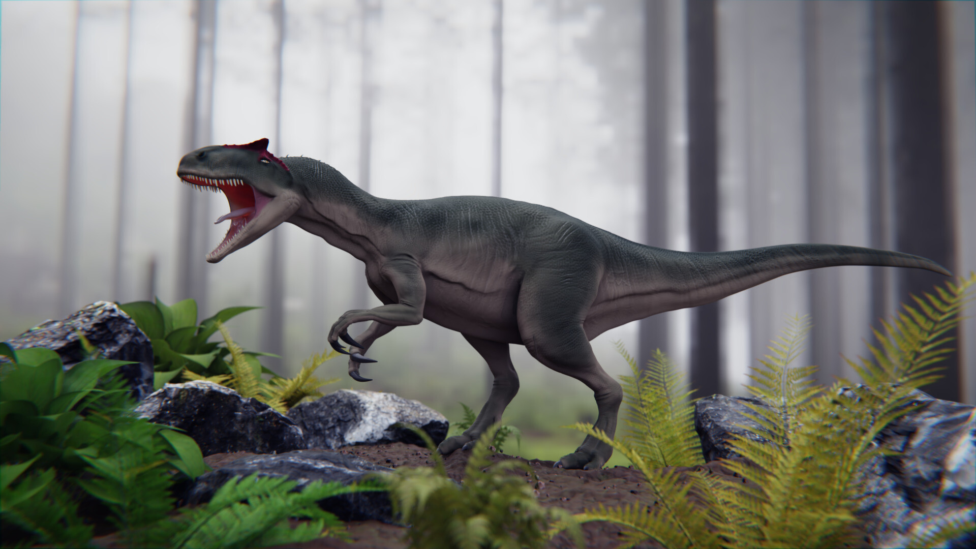 Artstation allosaurus