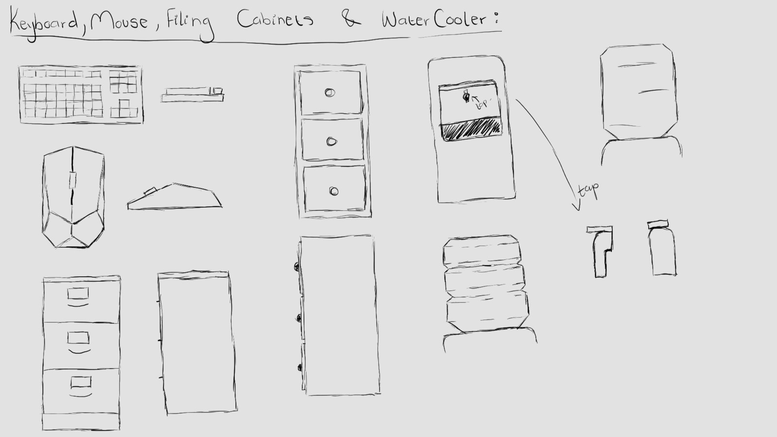 Offices Assets Sketches