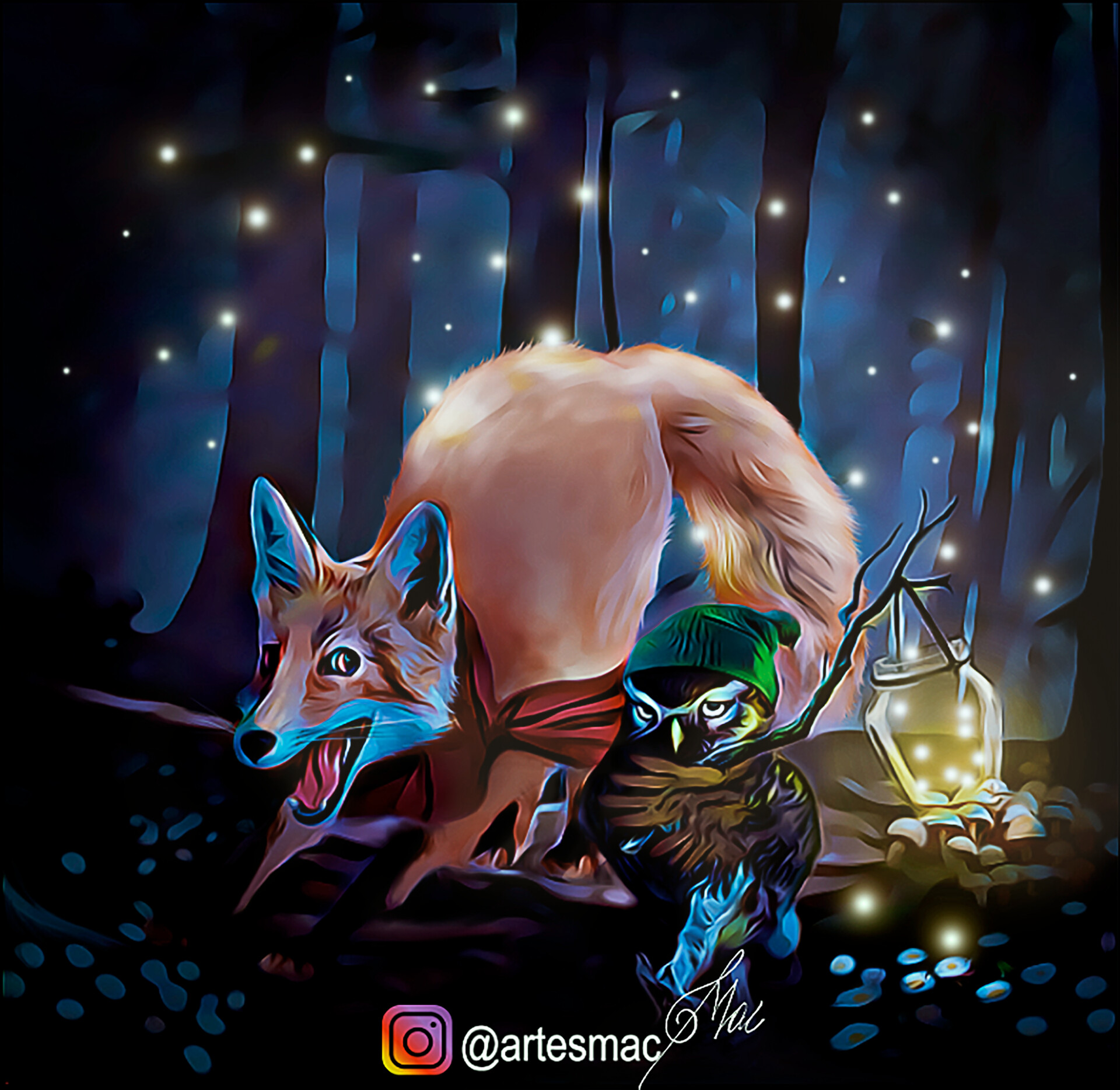 ArtStation Animales nocturnos