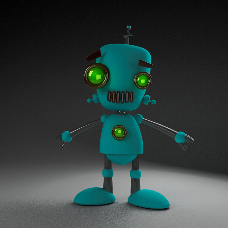ArtStation - Robot. 3D Class practice