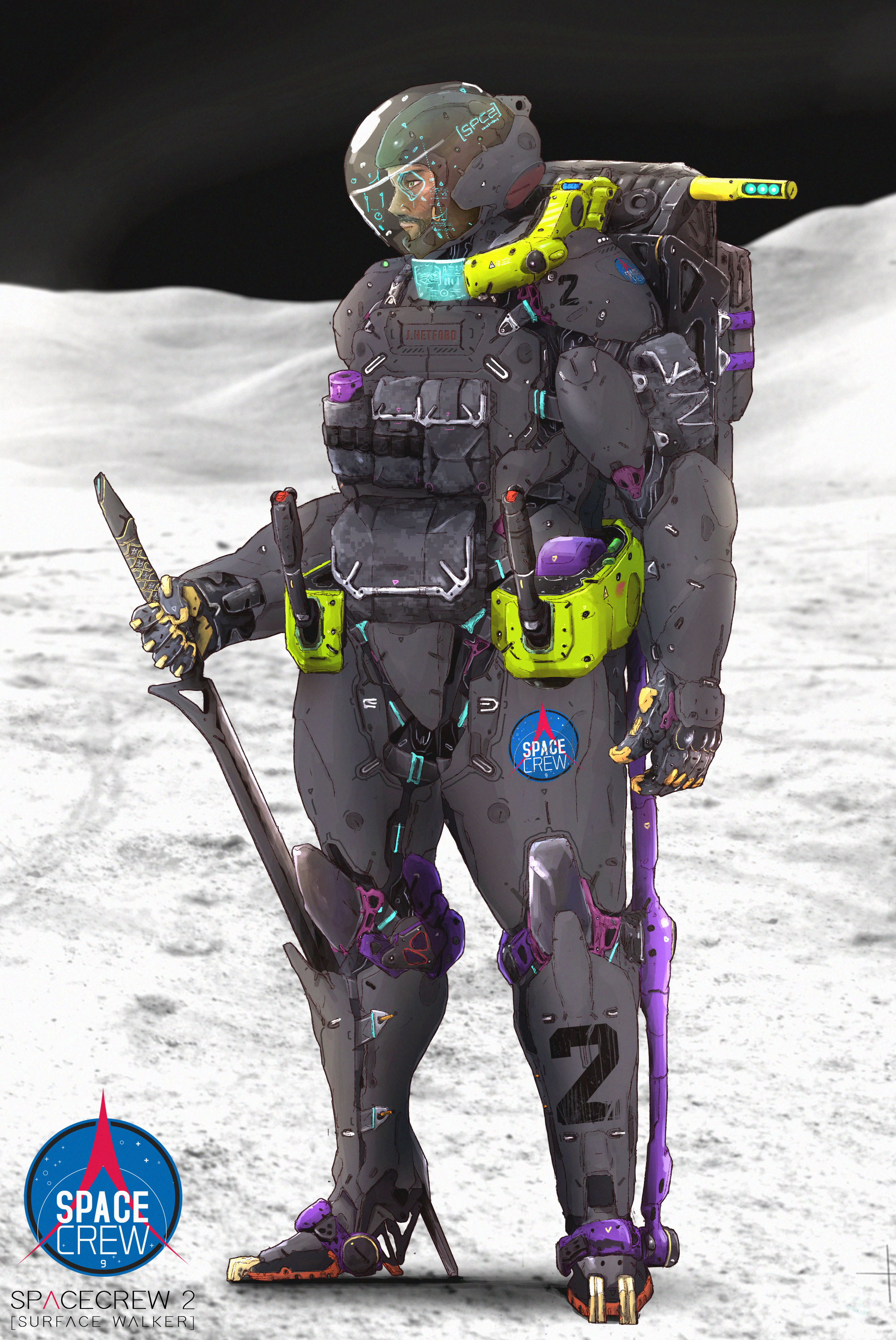 Spacecrew Walker suit - Dark Moon ver.