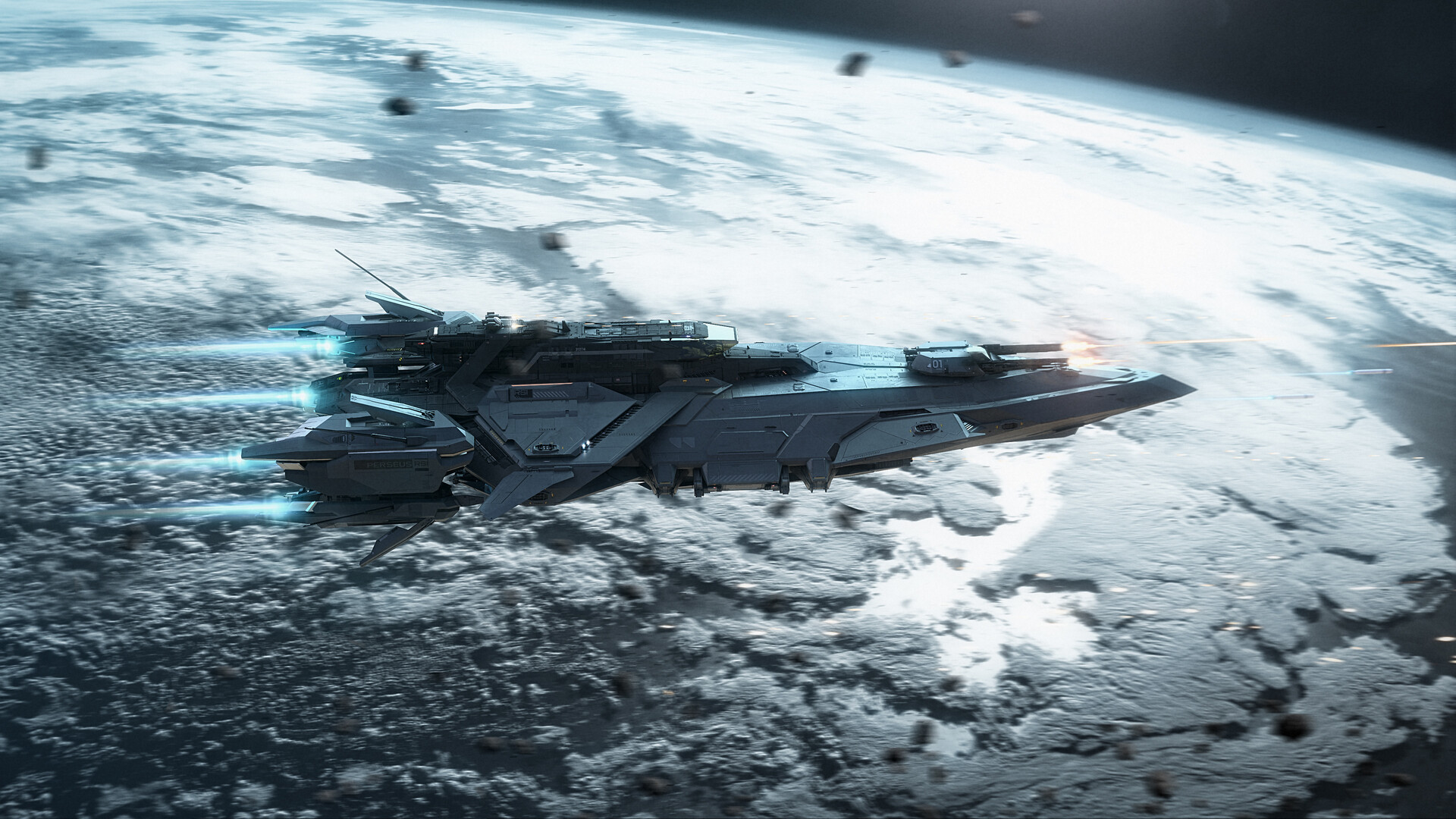 Paul Jones - Star Citizen - RSI Perseus Promo artwork