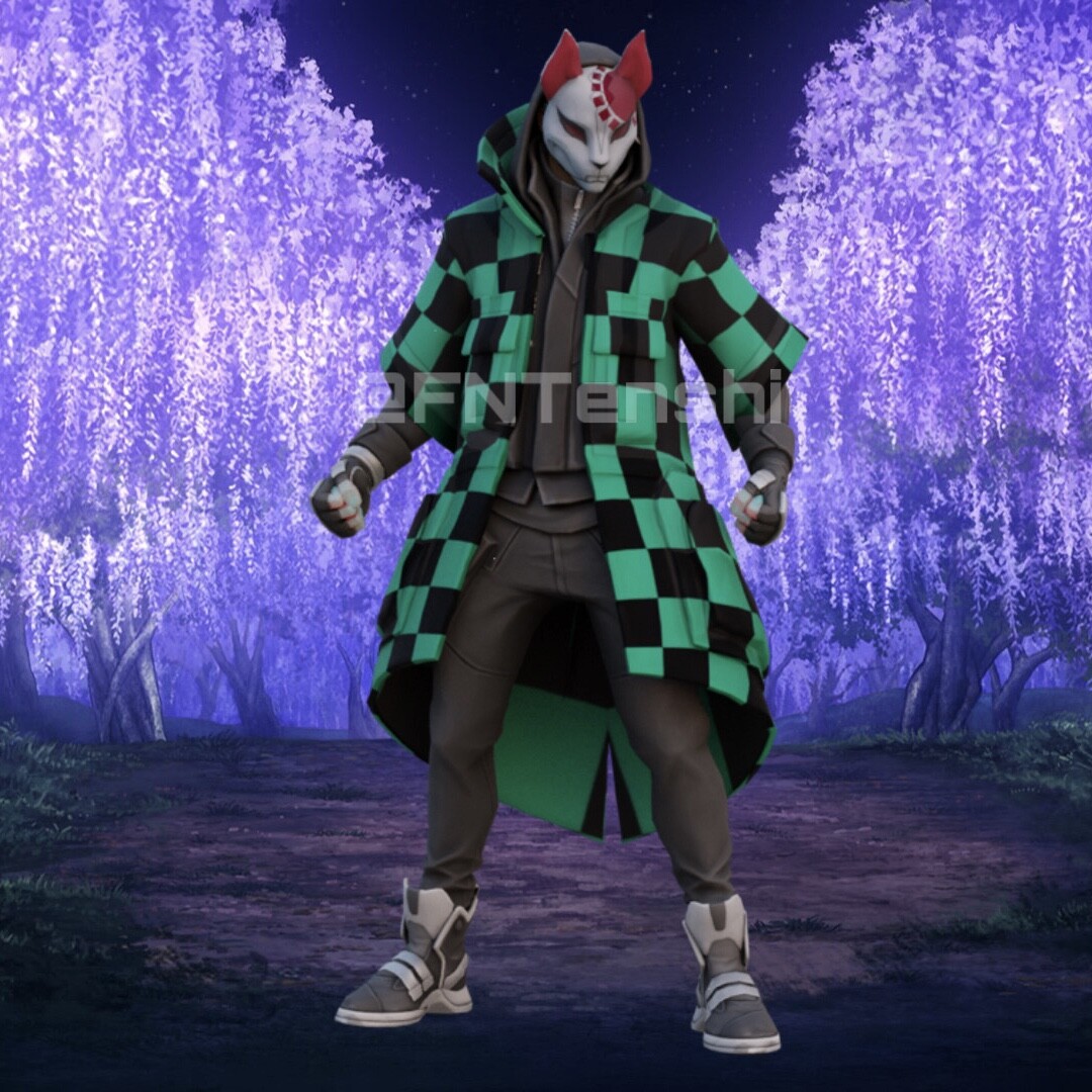 ArtStation Tanjiro Kamado Fortnite Concept