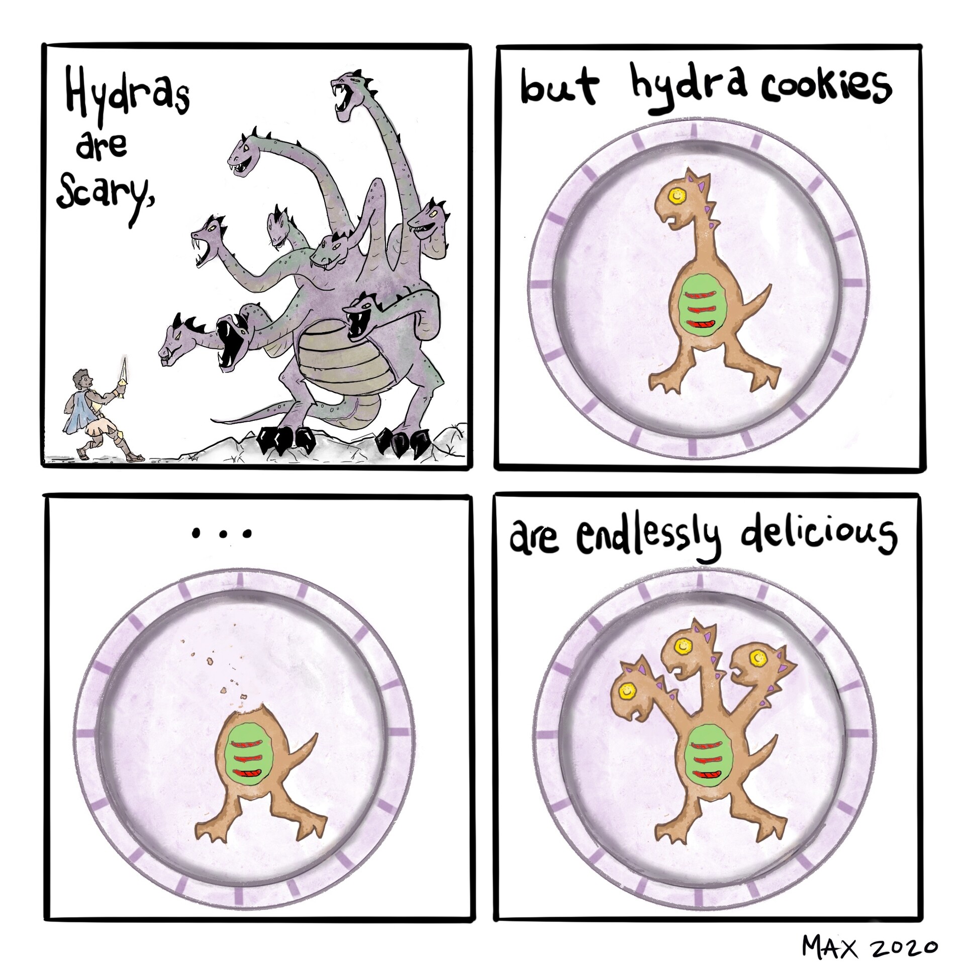 ArtStation Hydra cookie comic