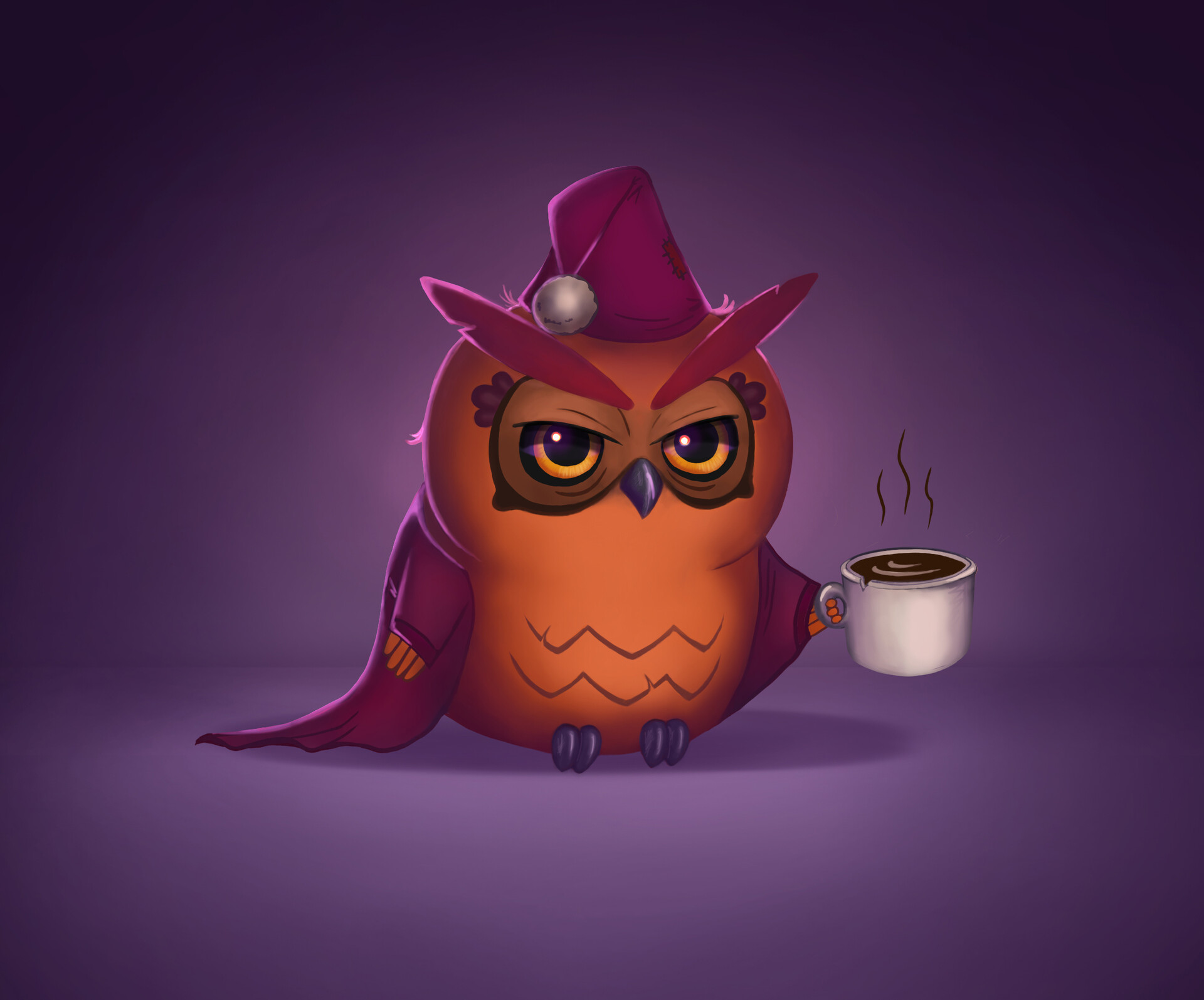 ArtStation Sleepy Owl