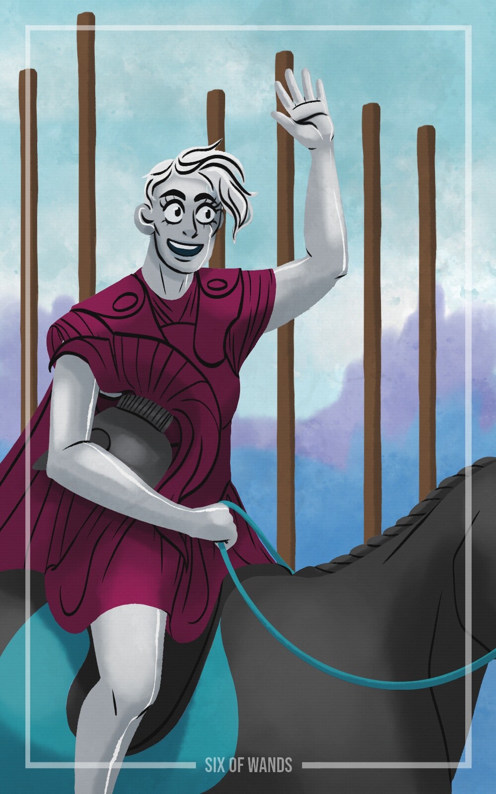 Brittney Annand Lore Olympus Tarot Minor Arcana Suit of Wands