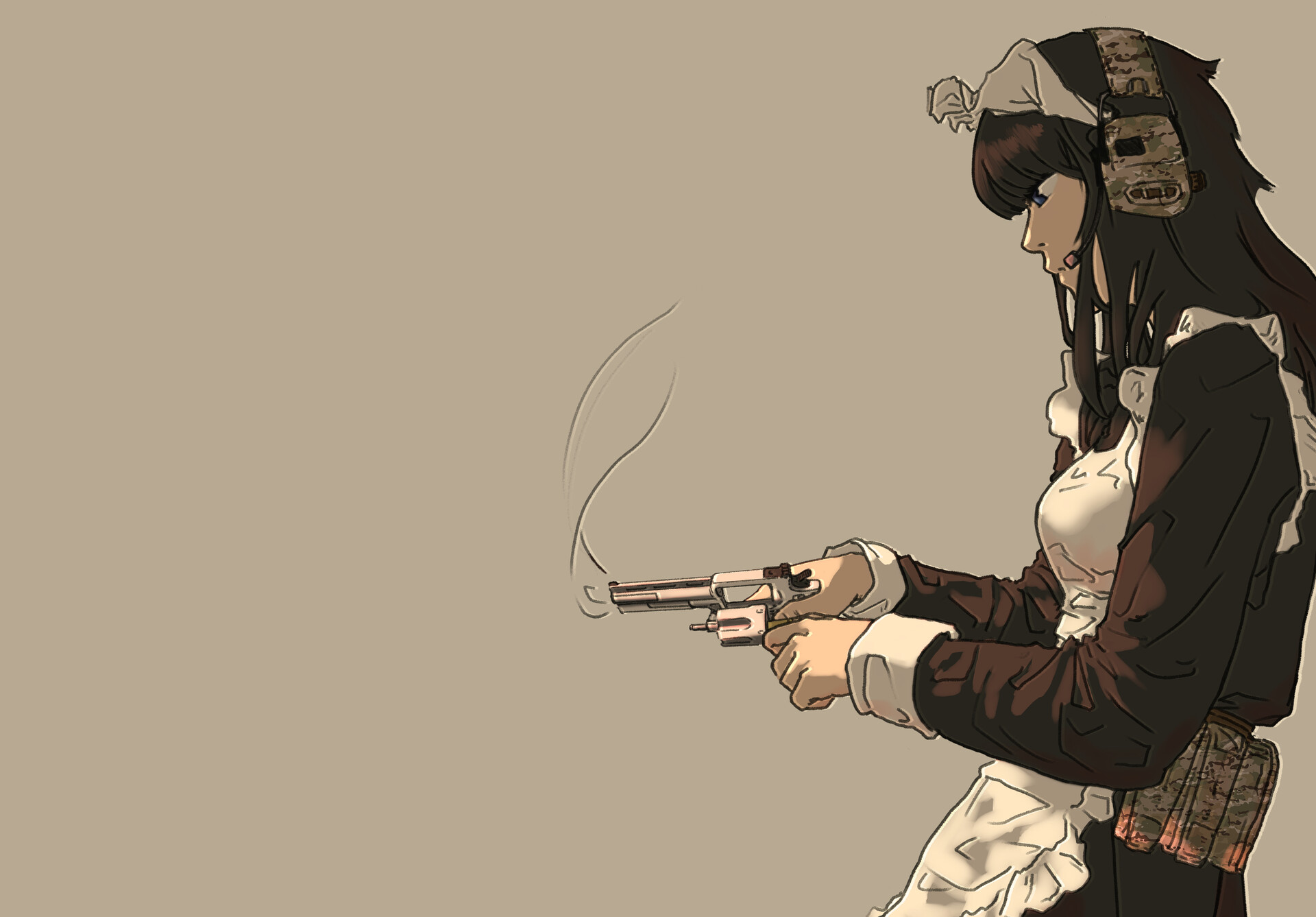 ArtStation gun girl 02