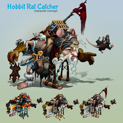 Igor starostenko hobbit rat catcher concept