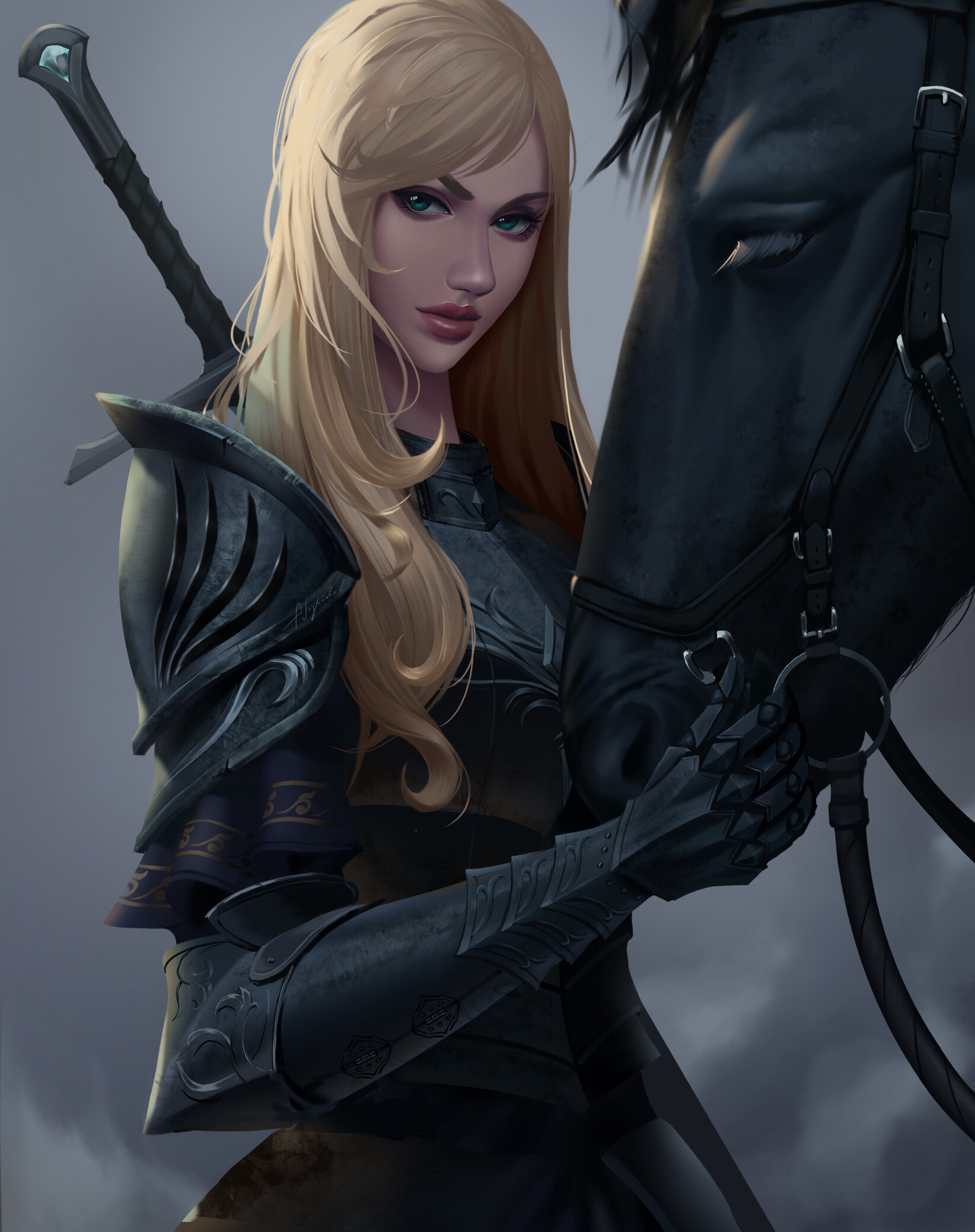 Lara And Horse