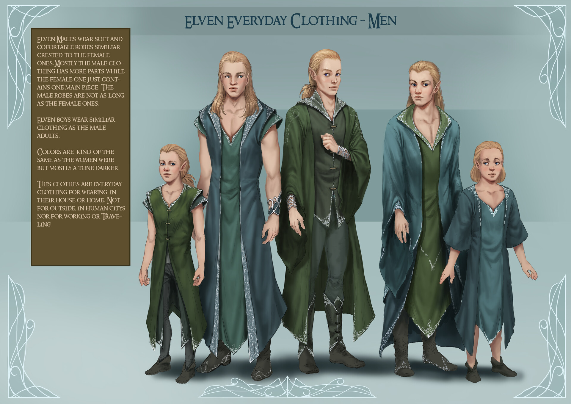 elven clothes male