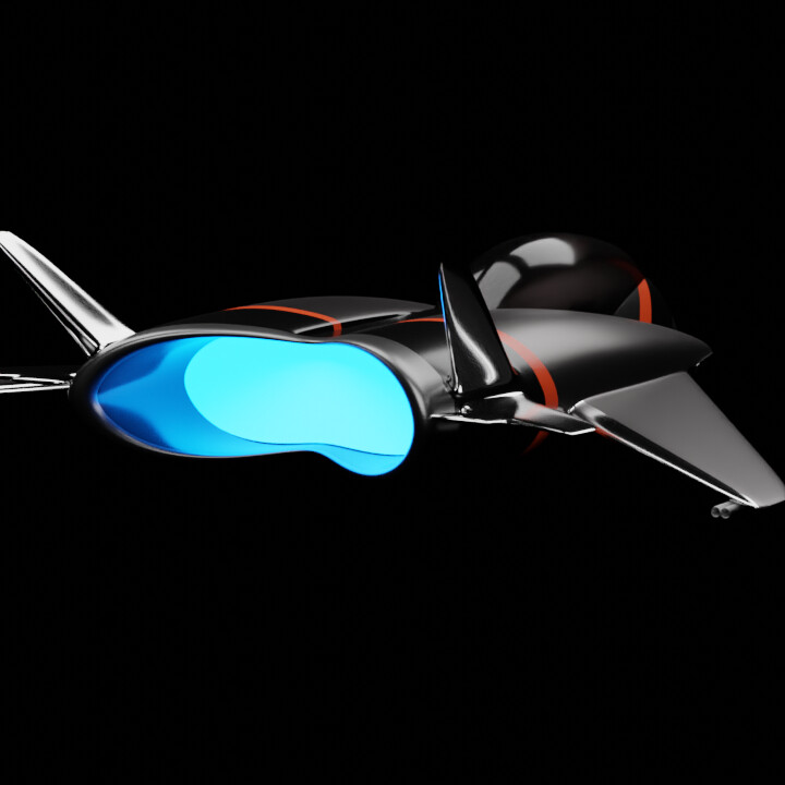 ArtStation - Scifi jet