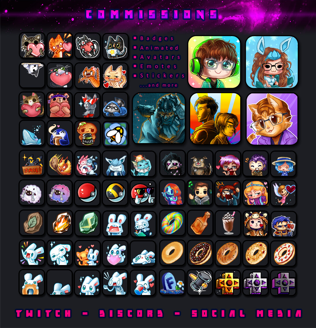 ArtStation - Pixel discord emotes