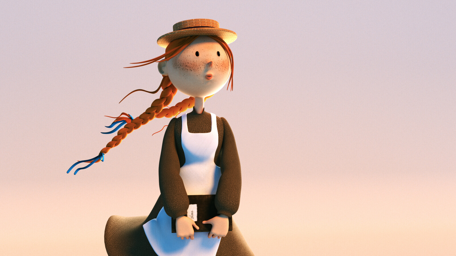 Here is a fan art of Anne with an e.