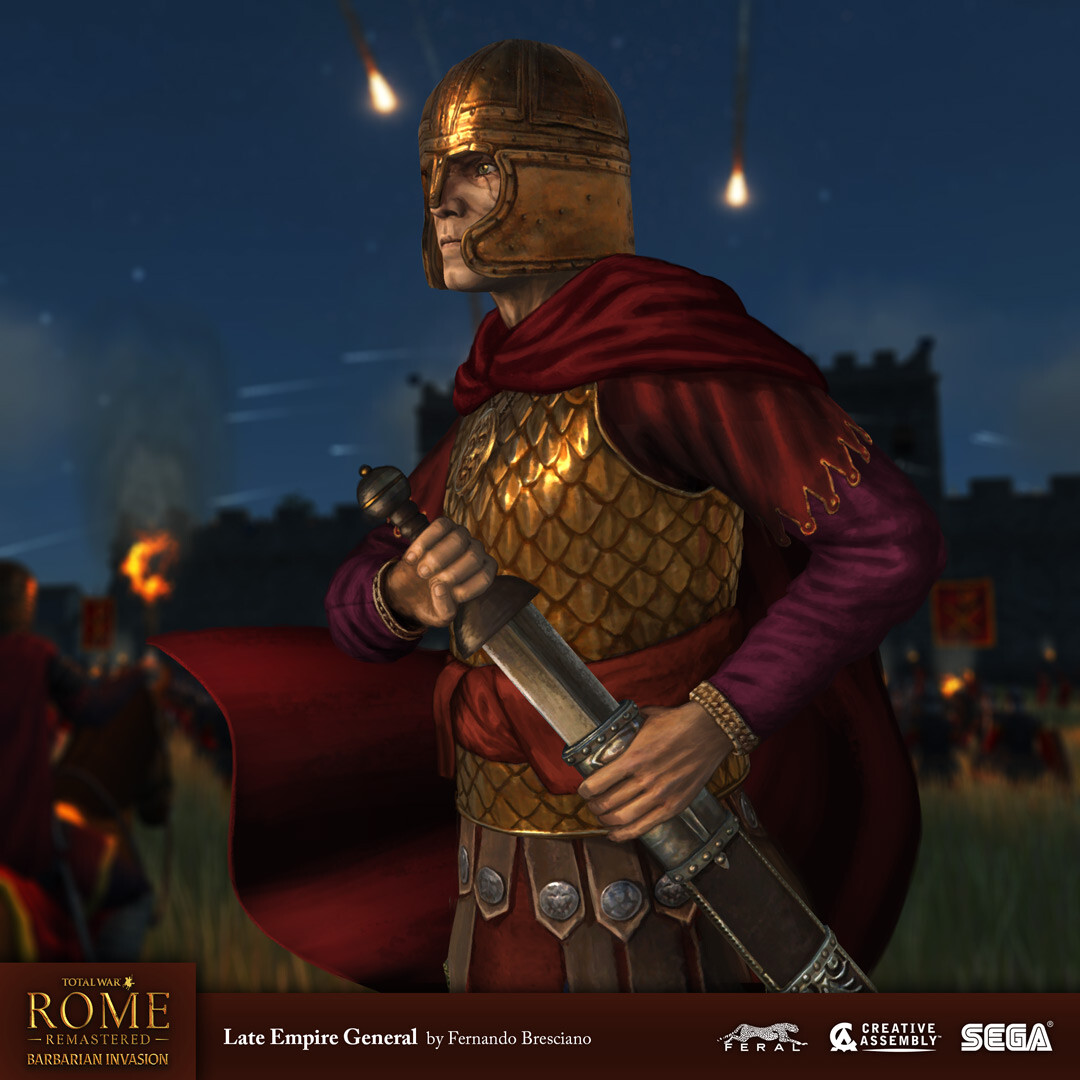 ArtStation Total War Rome Remastered Late Roman Empire General
