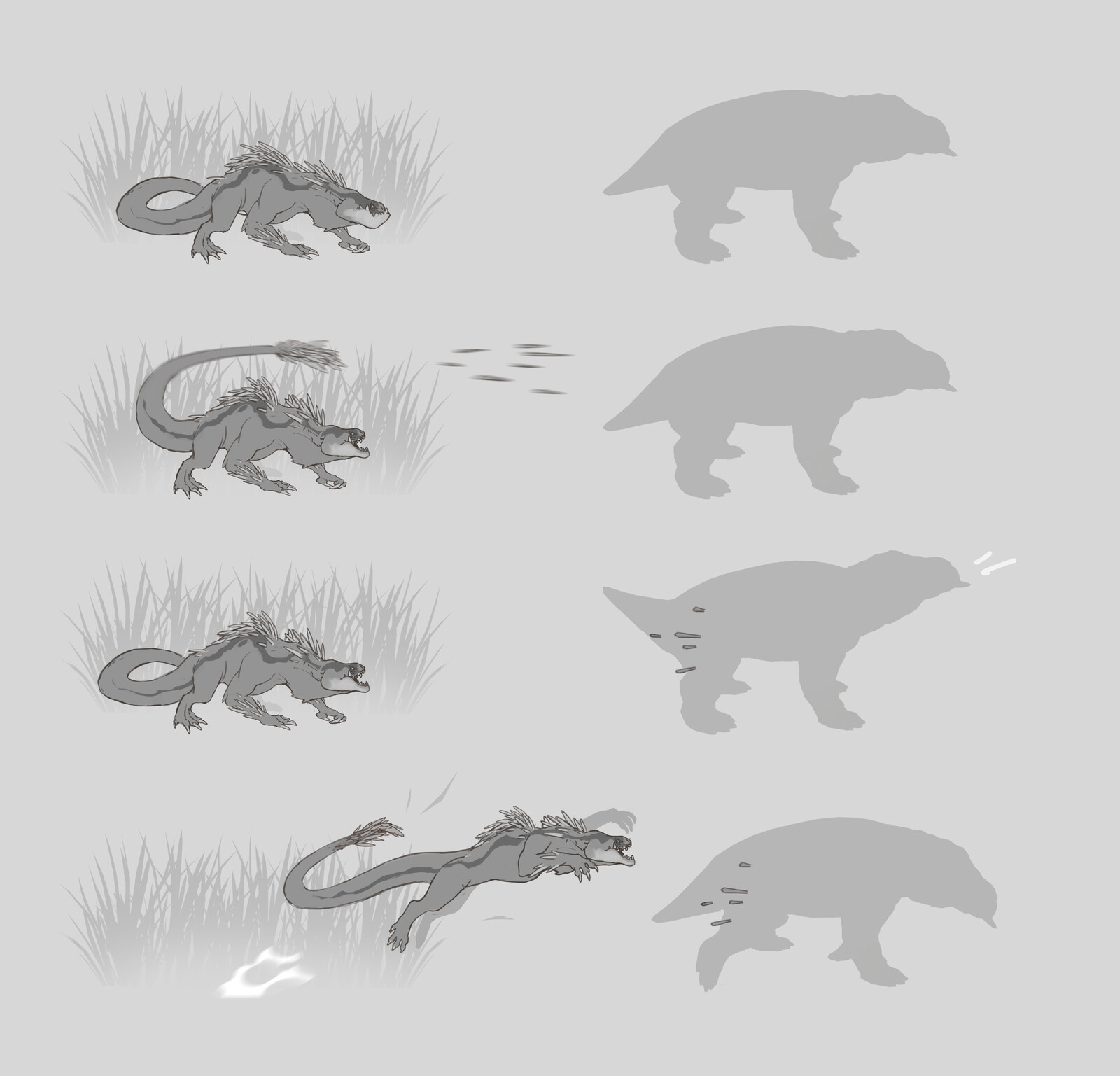 hunting sketch