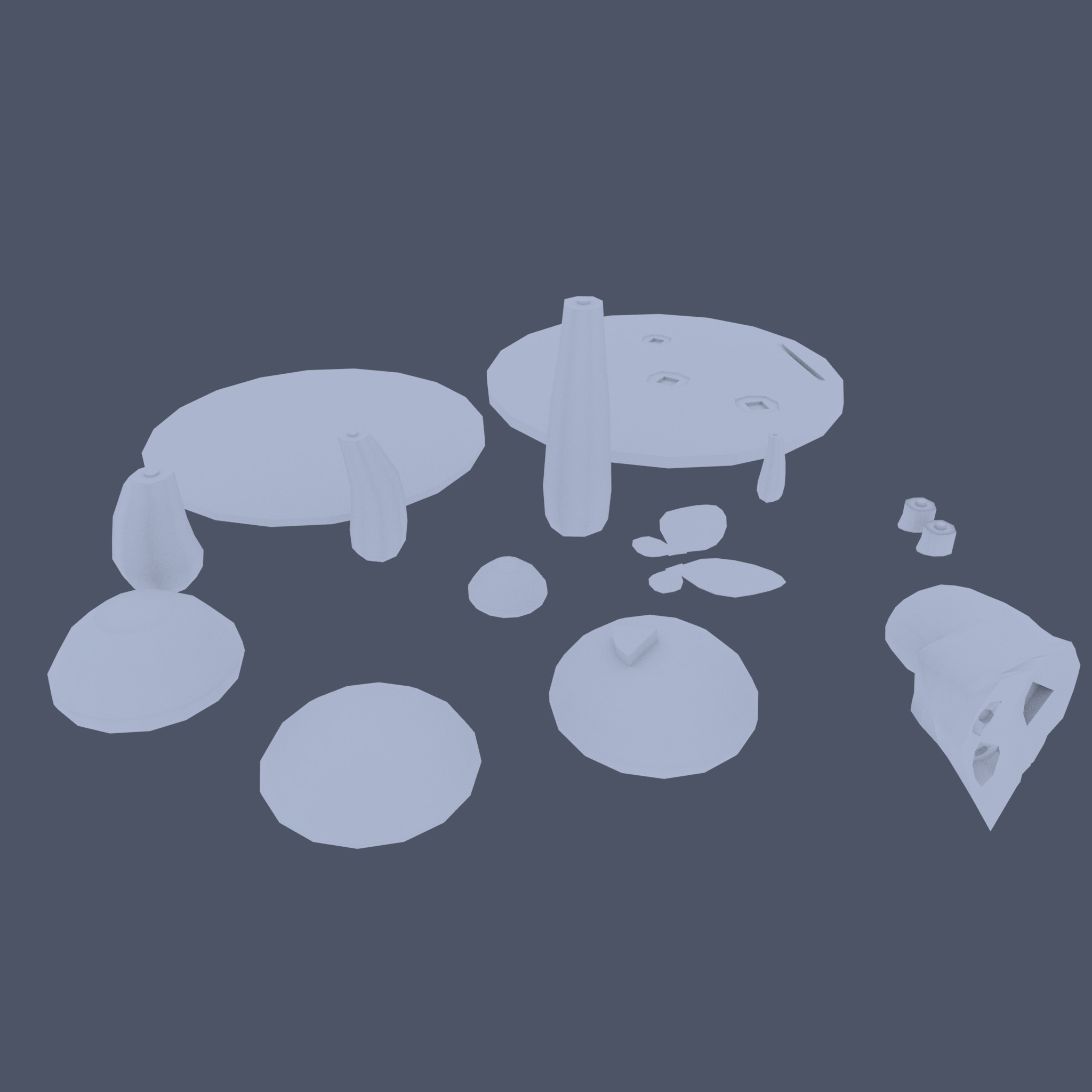 The Individual Pieces