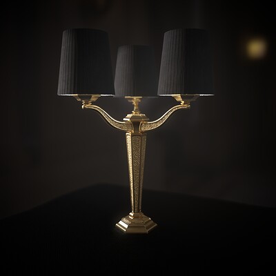 Trophy Table Lamp