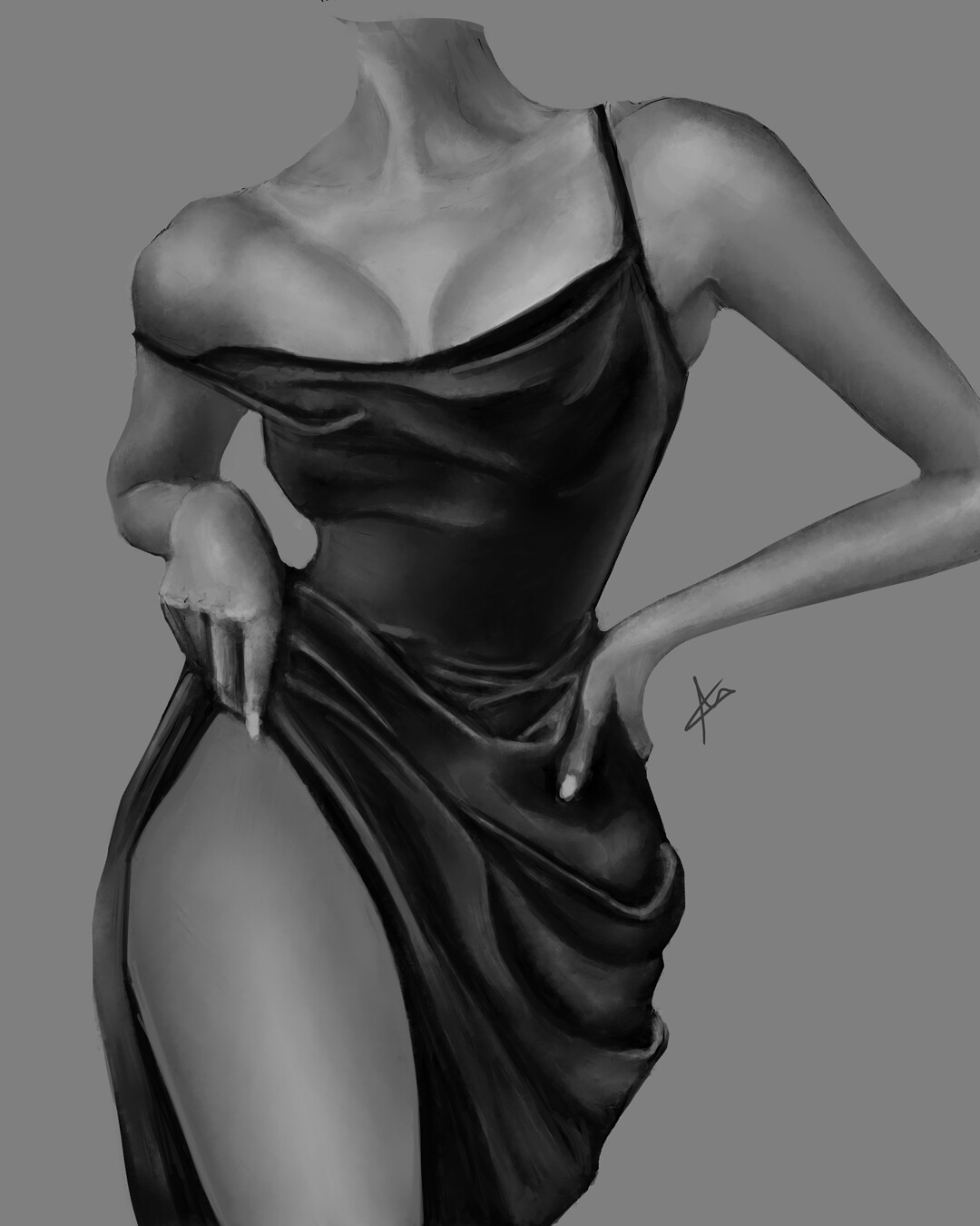 fabric and value study 2