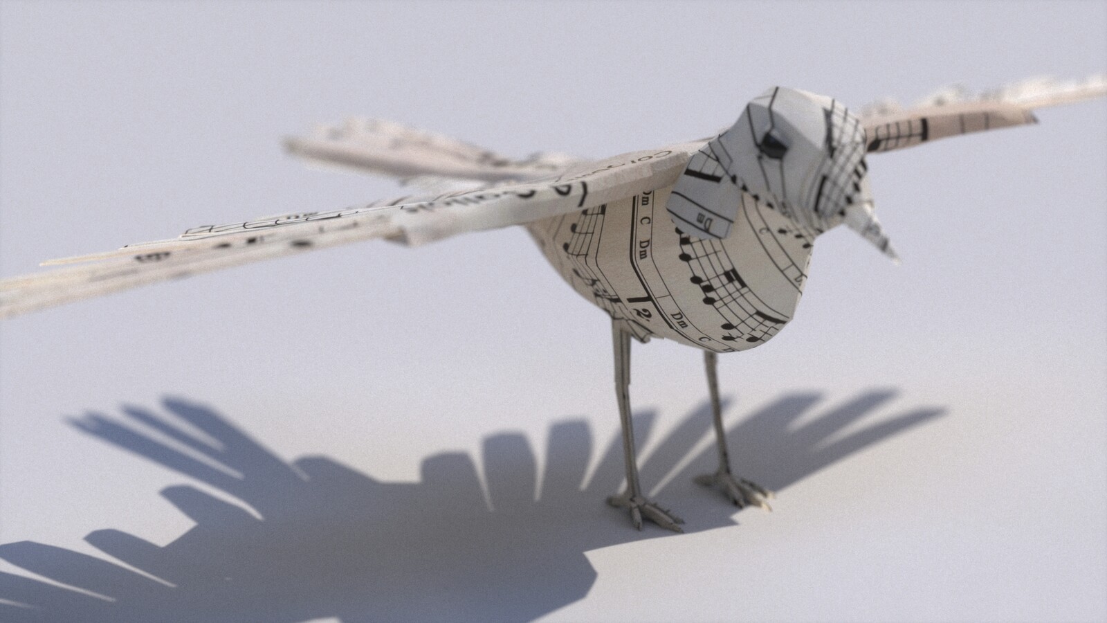 Move to an Origami Bird