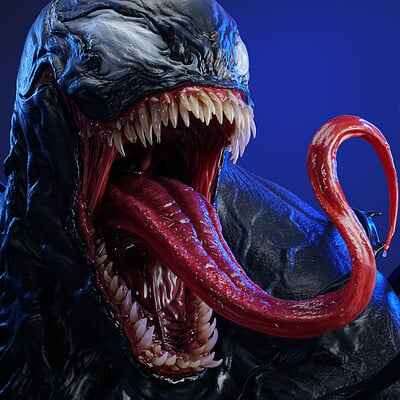 Venom Life Size Bust