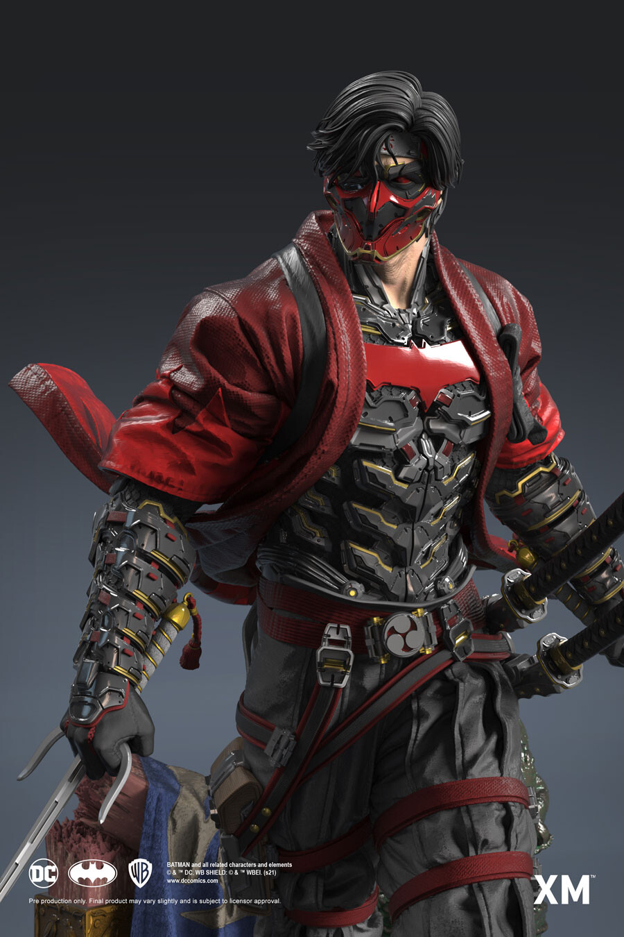 xm studios red hood samurai