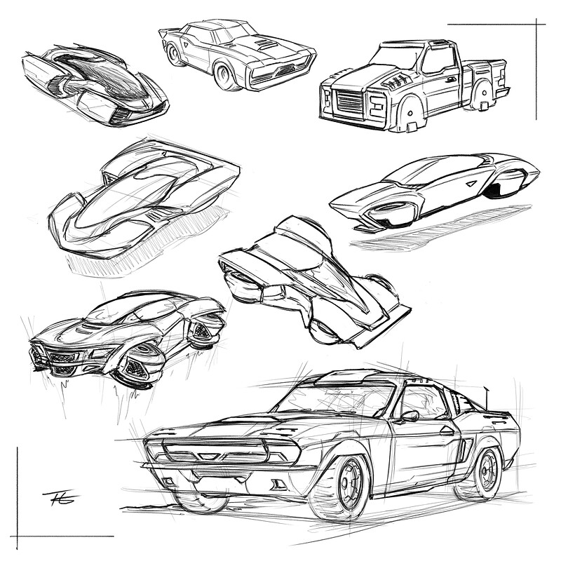 Vehicle Sketches 