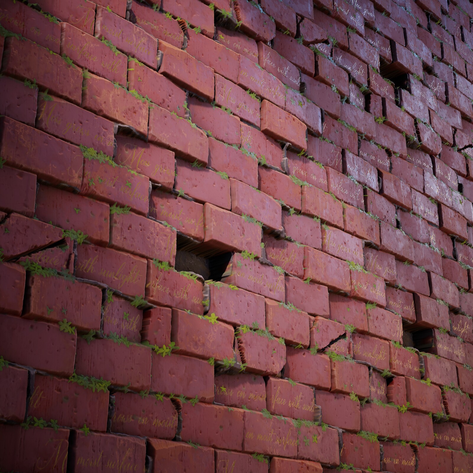 Stylized Procedural Brickwall