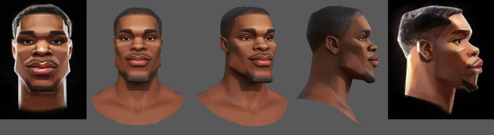 NBA Bridges head texture