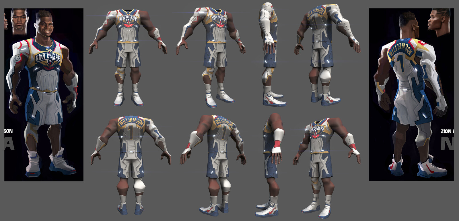 NBA Williamson body sculpt/texture