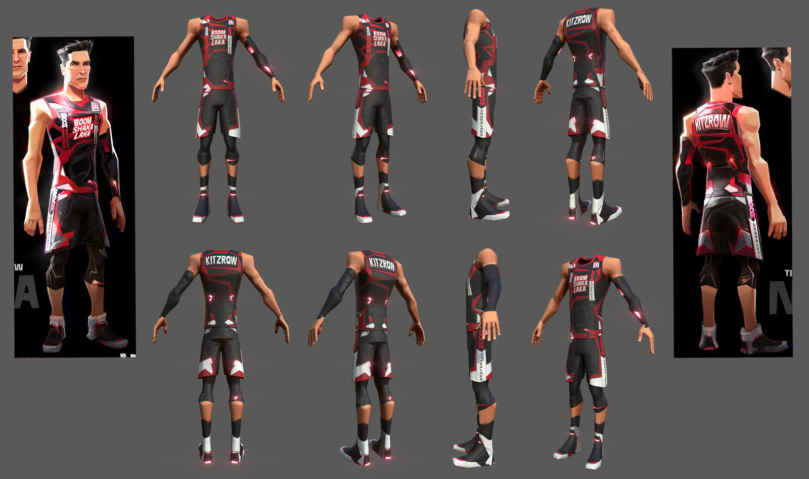 Special character Tim Kitzrow body sculpt/texture