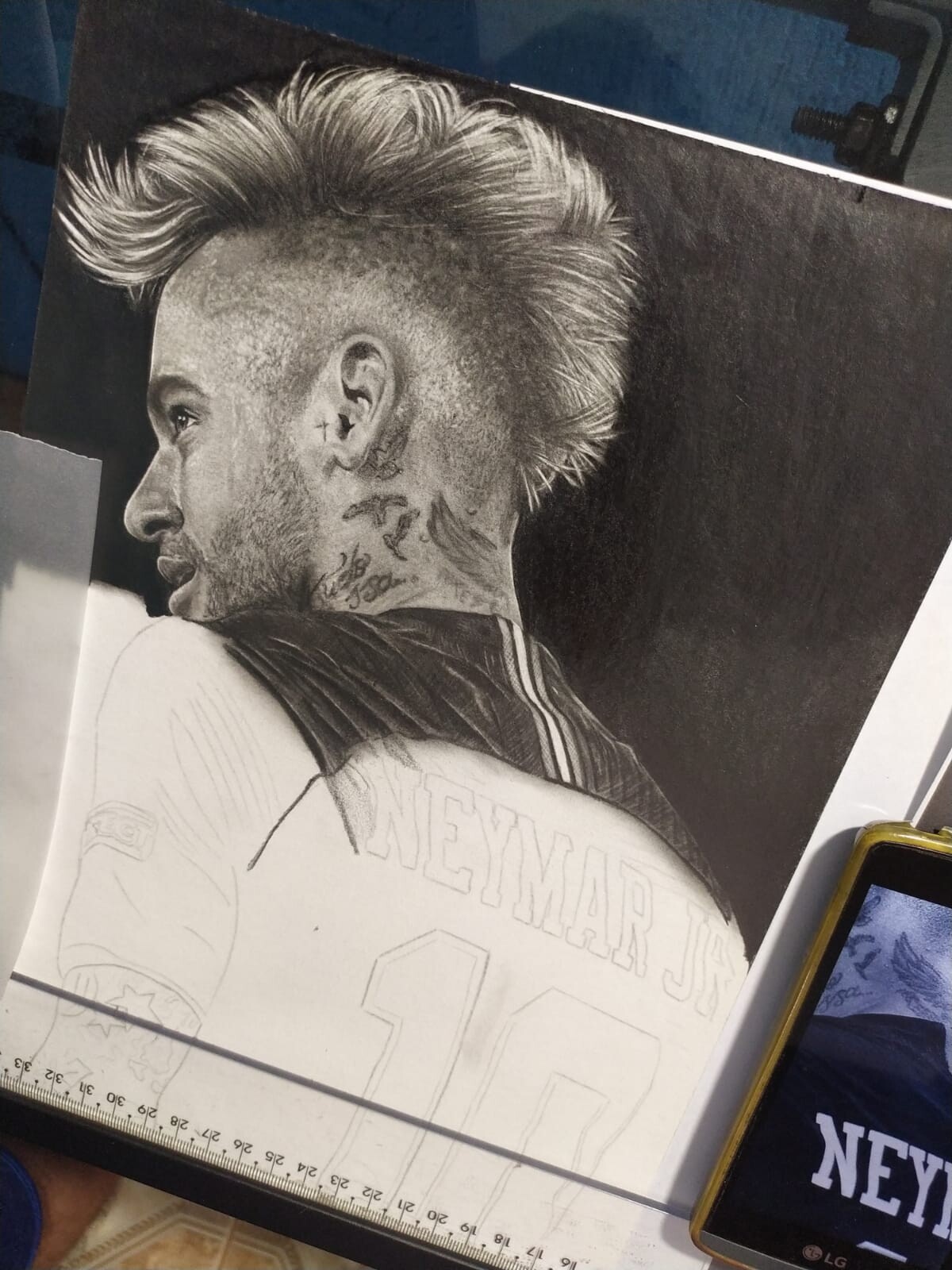 How to draw Neymar Jr step by step | Drawing Tutorial | YouCanDraw #fifa22  - YouTube