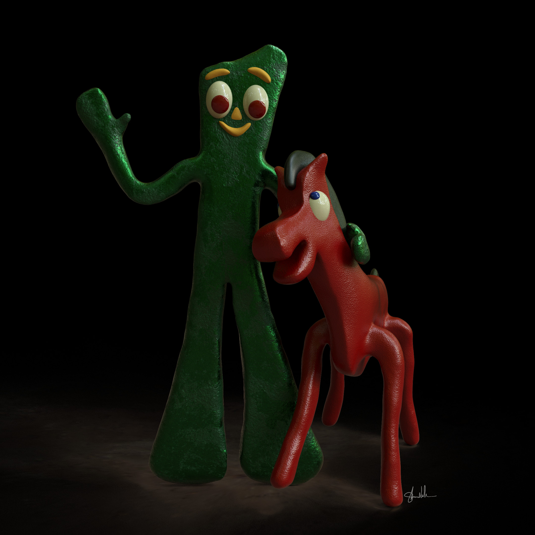 Texture on Gumby needs to be fixed