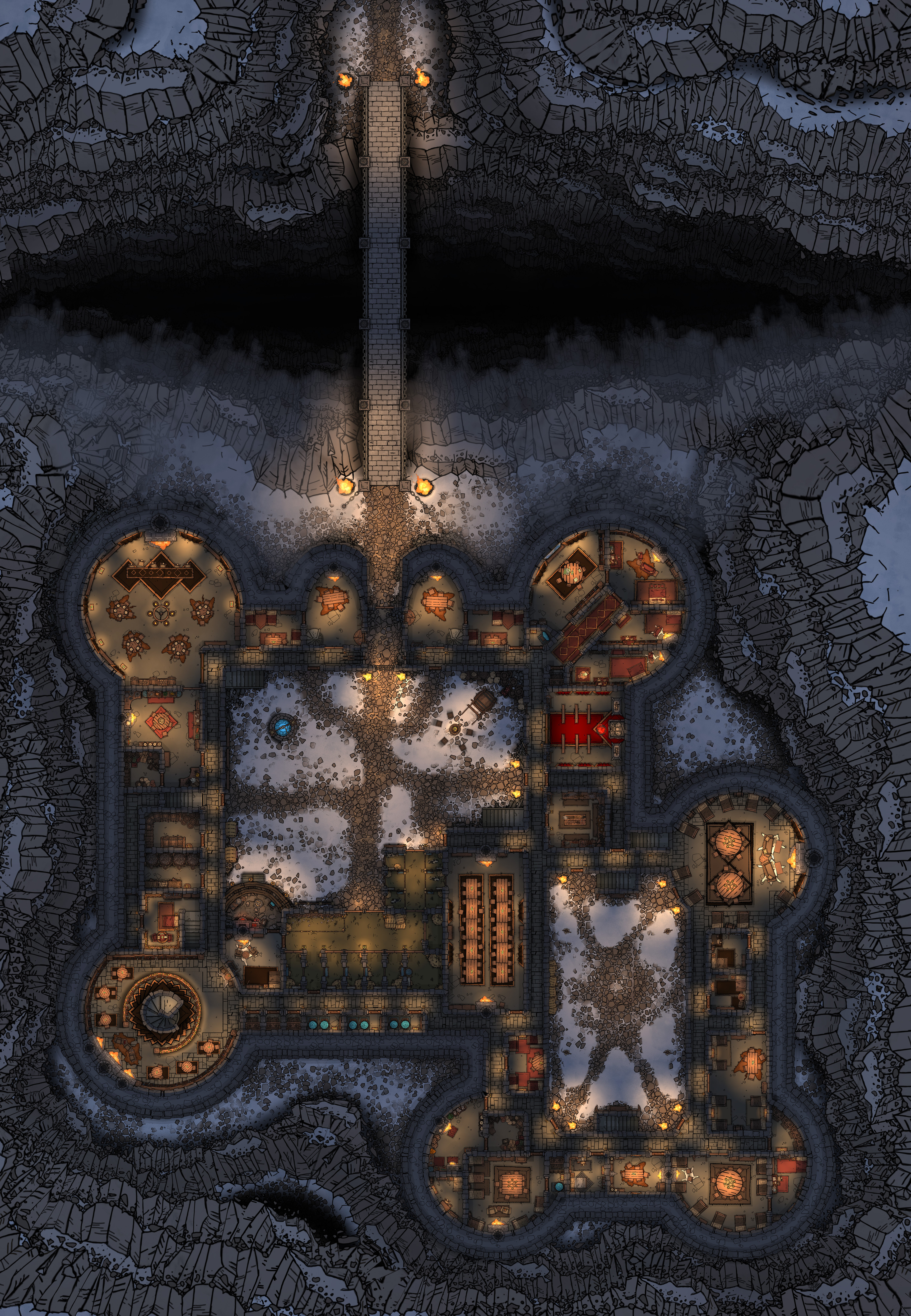Main Level of the Vampire's Castle