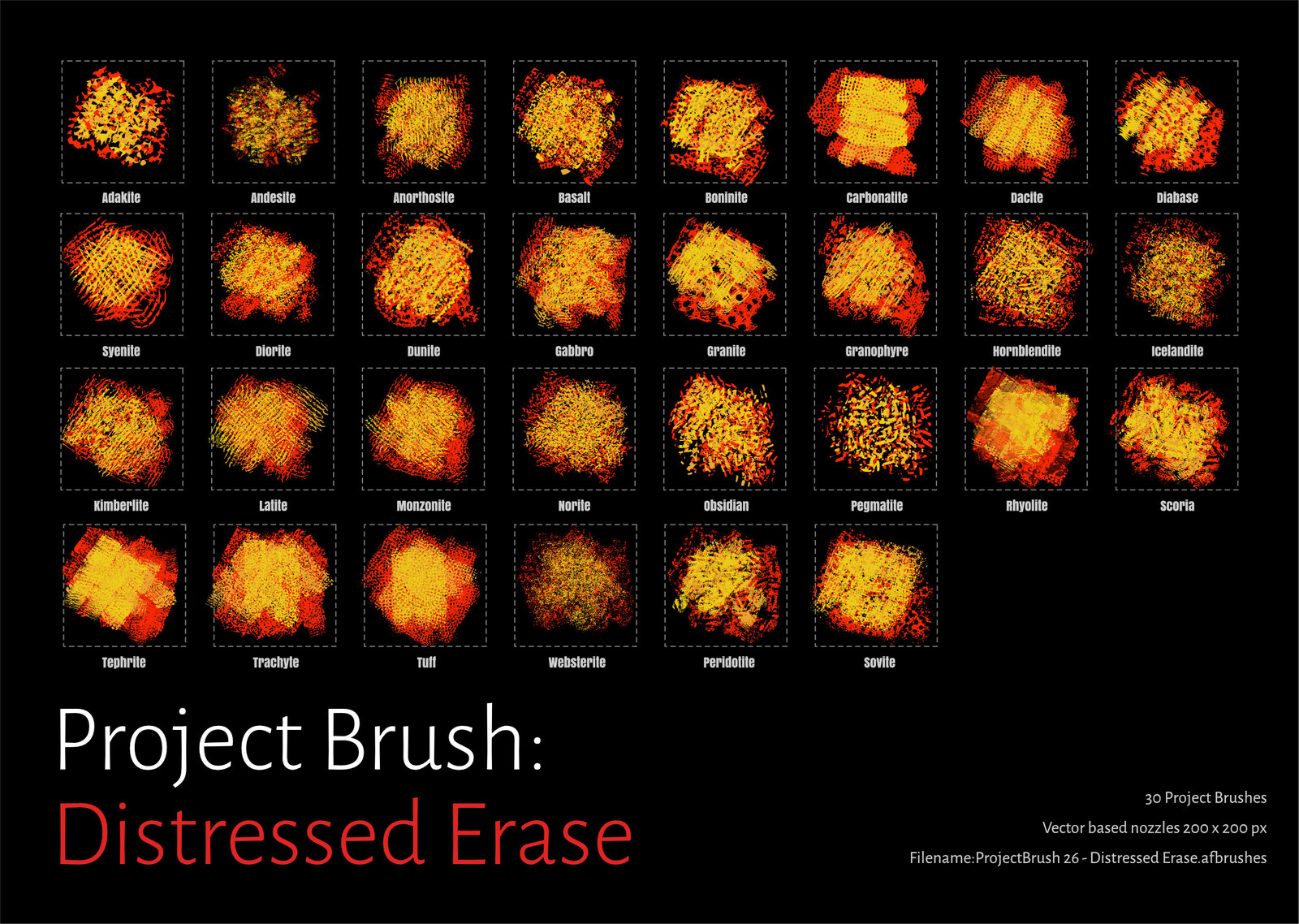 Project Brush 26: Distressed Erase