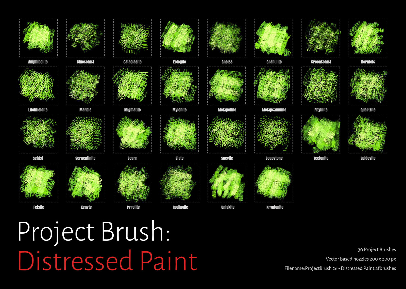 Project Brush 26: Distressed Paint