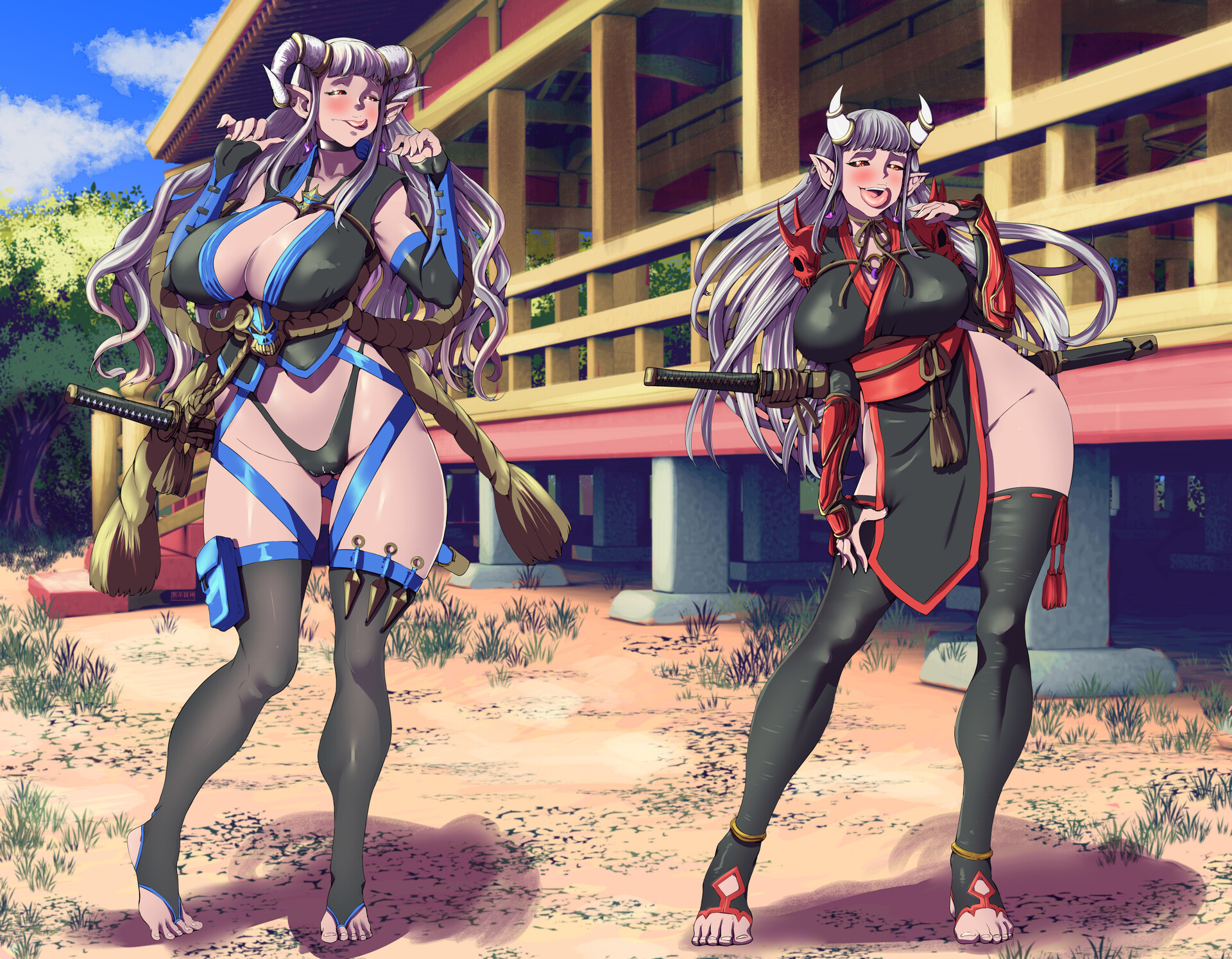 Mating With Oni Sisters 2