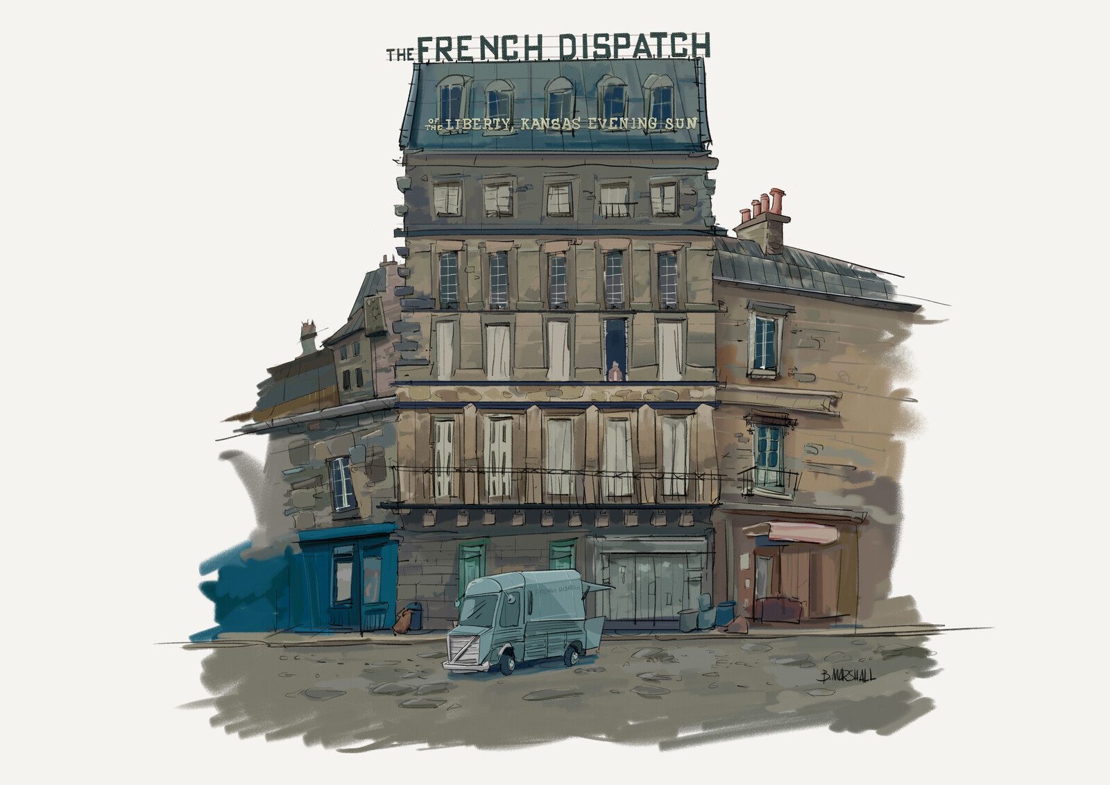 Painting Study - The French Dispatch