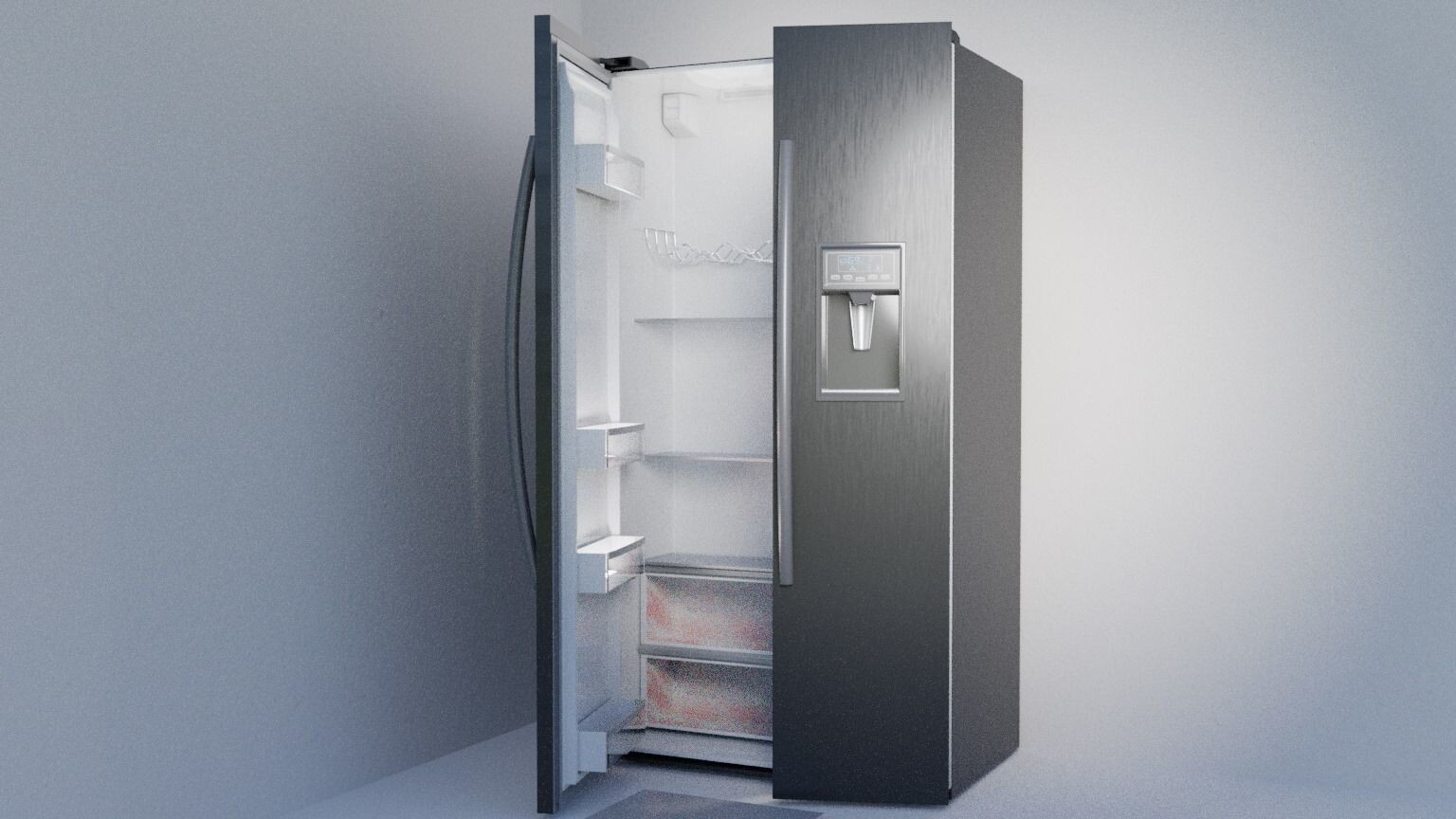 ArtStation Archviz Fridge