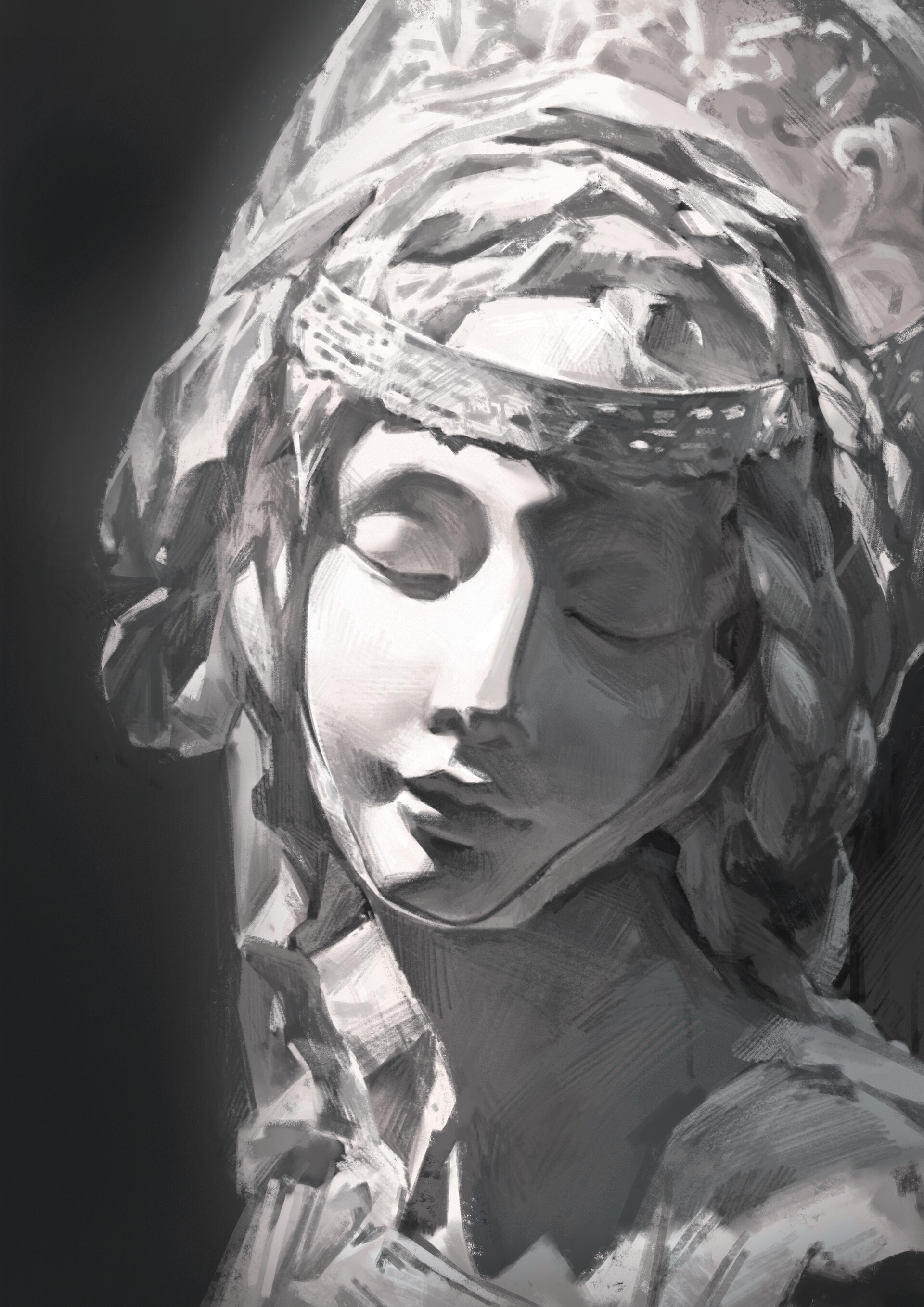 ArtStation Plaster statue