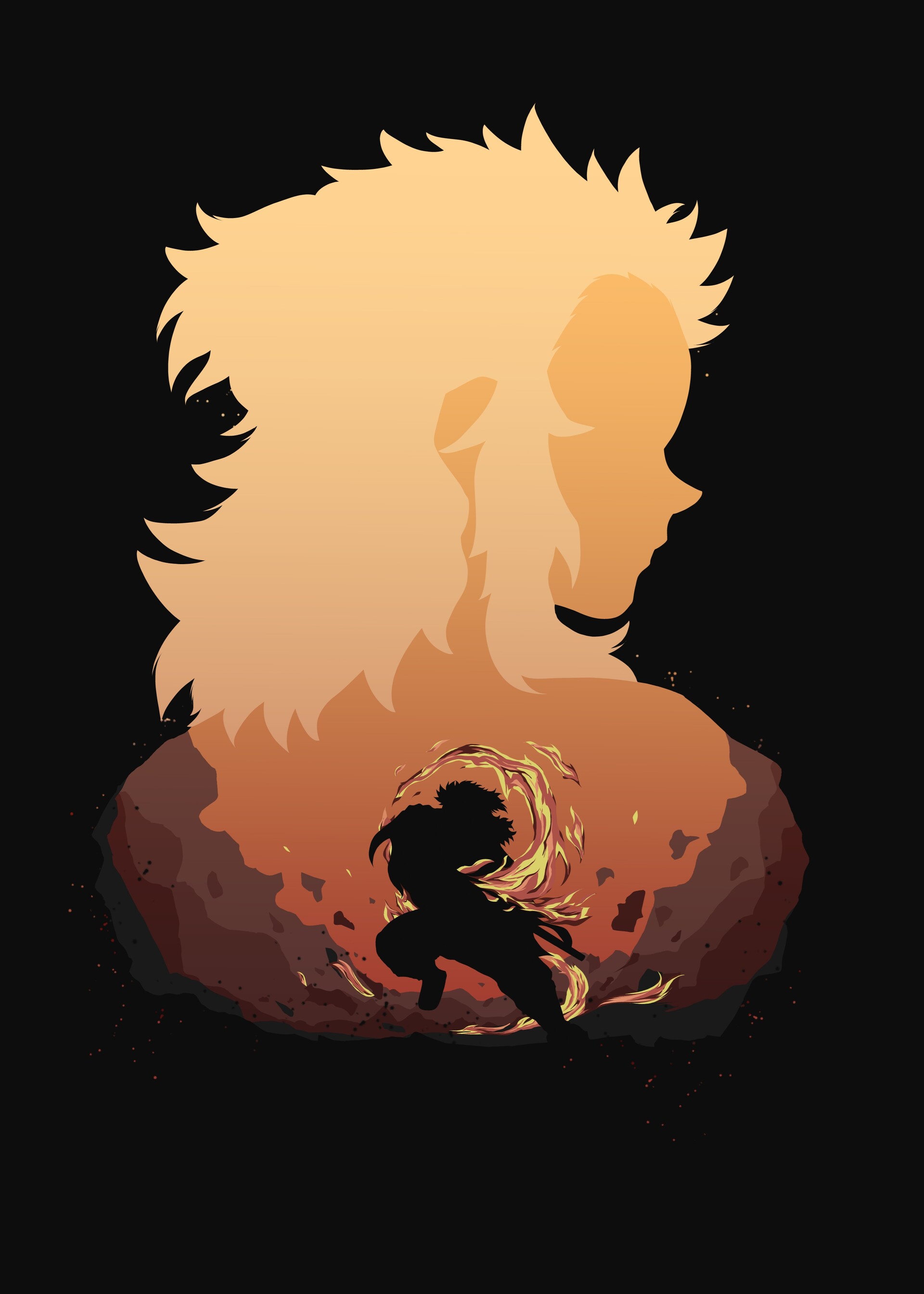 Artstation Rengoku Demon Slayer