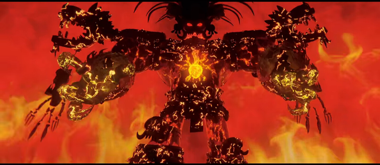 Mictlan Rage Mode - I was responsible for creating the procedural cracks look/animation in the armor and skin, and geometry lightning look/animation inside the body. Base character surface by Shane Jackson and Nick Sinclair.