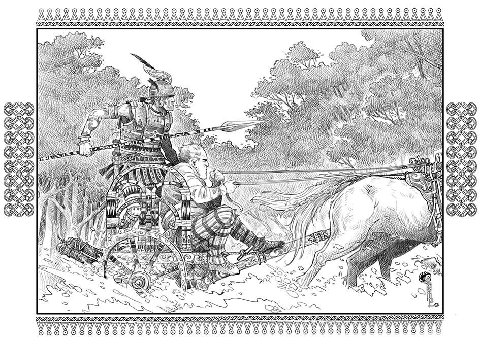ArtStation - Bellovèse and war chariot!