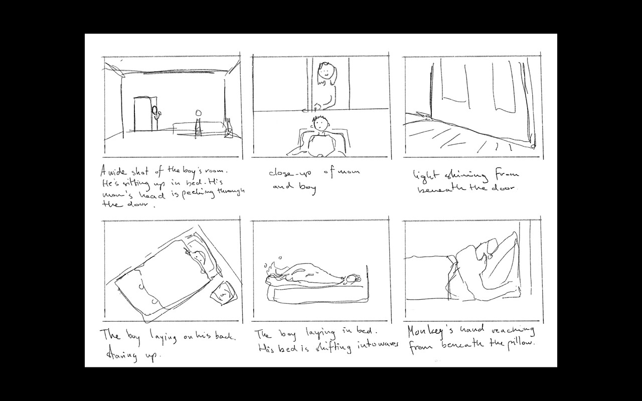 Storyboard sketches