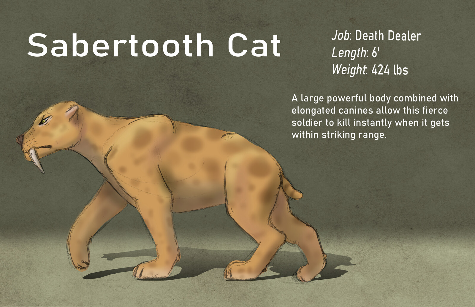 Untamed - Sabertooth Cat