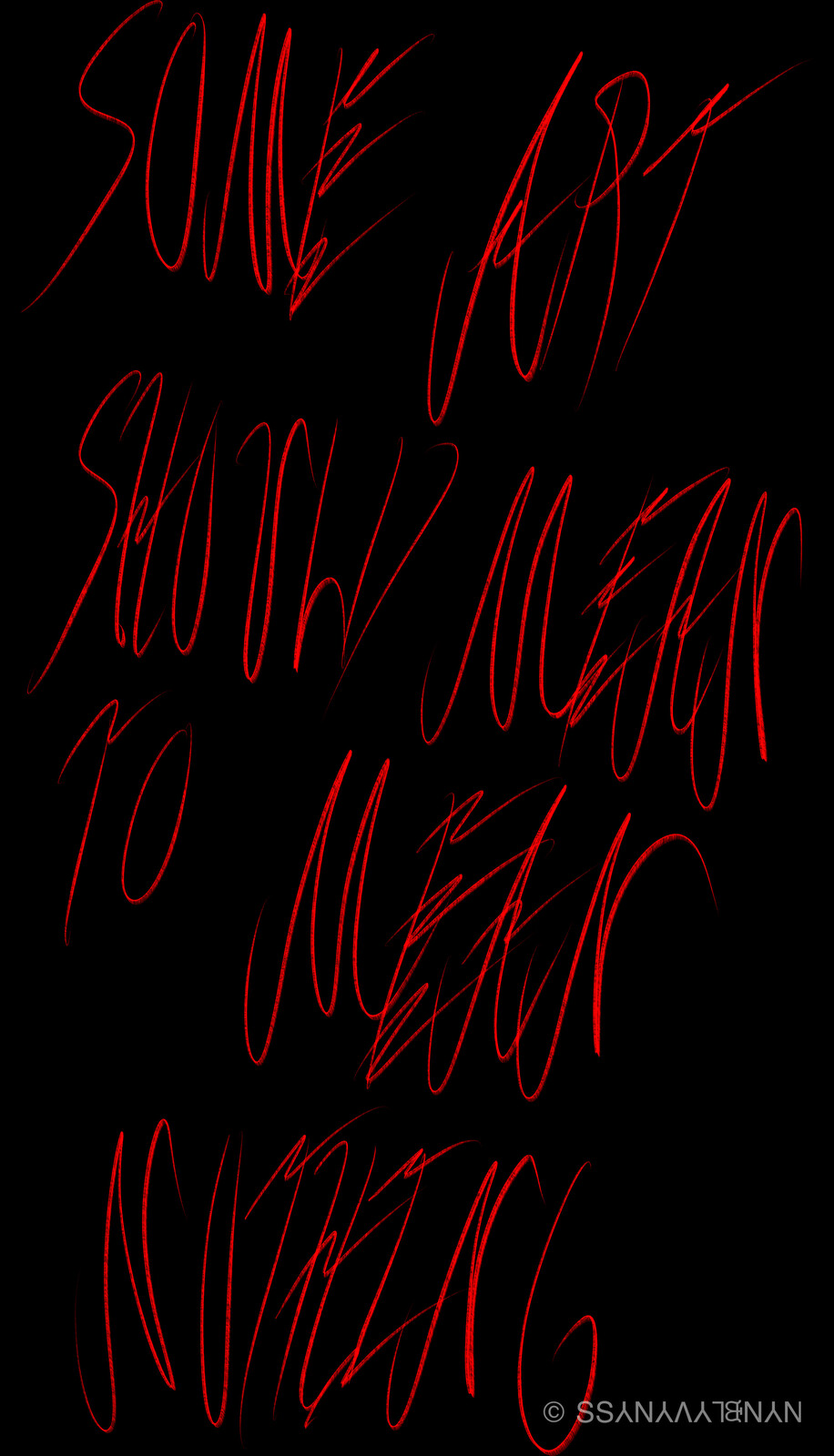 MEANINGFULLY MEANINGLESS ART