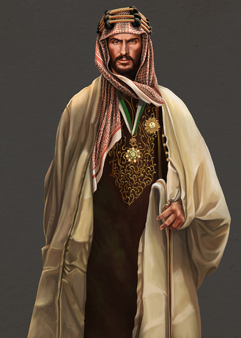 Noha Ibrahim Arab king concept art